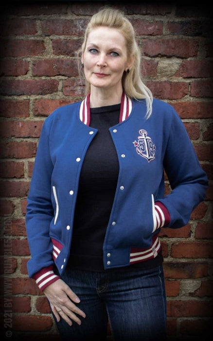 Rumble59 Female Collegejacke Anchors Aweigh