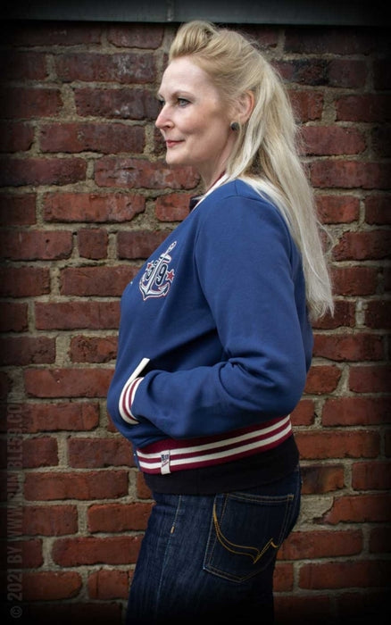 Rumble59 Female Collegejacke Anchors Aweigh