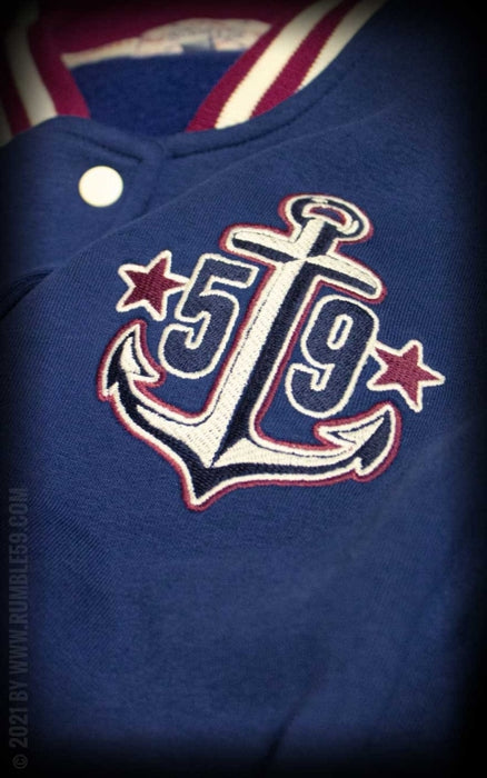 Rumble59 Female Collegejacke Anchors Aweigh