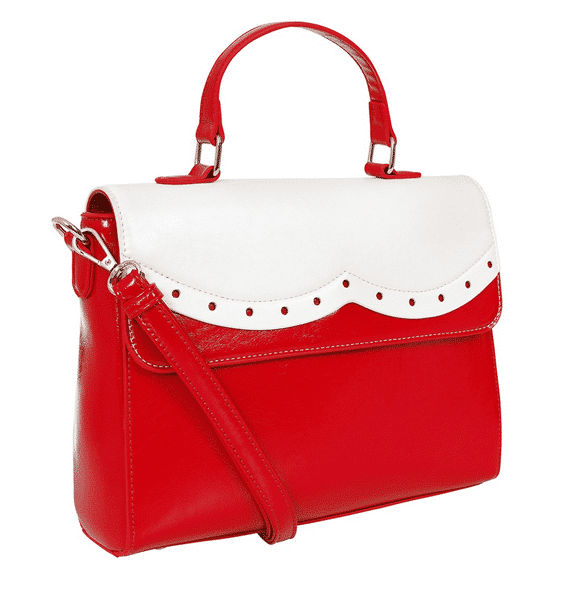 Collectif Tasche Erin rot-weiss