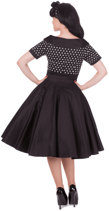 Dolly and Dotty Kleid Darlene black Polkadots
