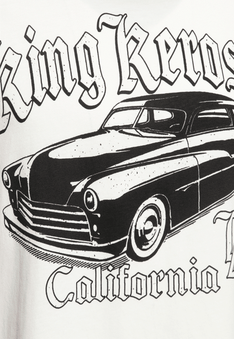 King Kerosin T-Shirt California Greaser weiss