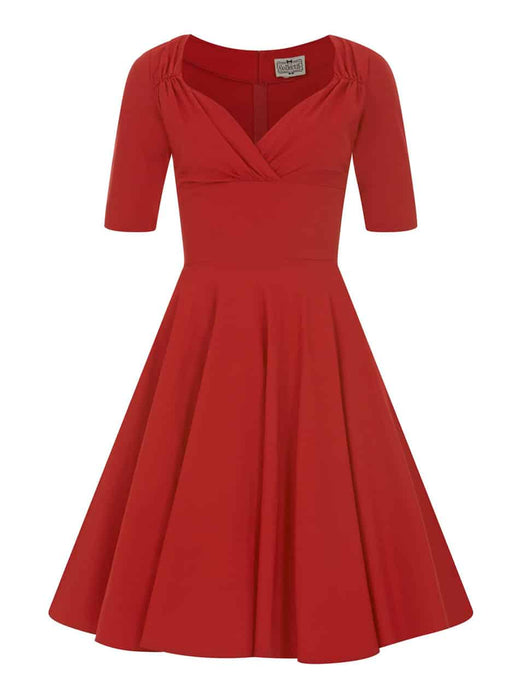 Collectif Kleid Trixie rot