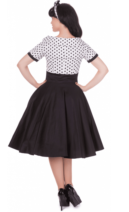 Dolly and Dotty Kleid Darlene black'n white Dots