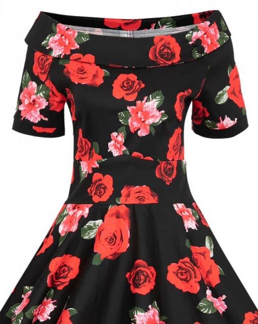 Dolly and Dotty Kleid Darlene black floral