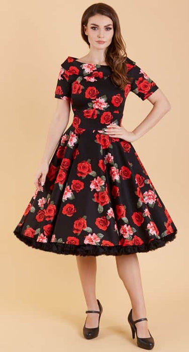 Dolly and Dotty Kleid Darlene black floral