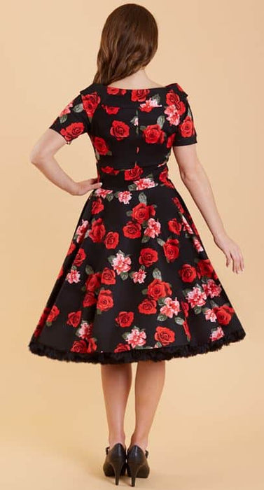 Dolly and Dotty Kleid Darlene black floral