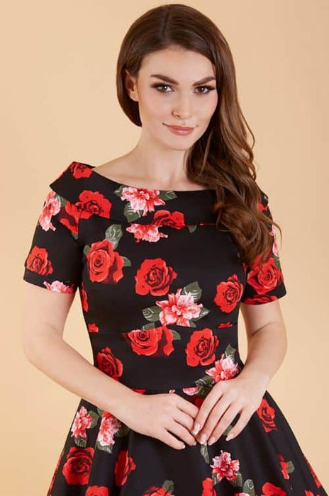 Dolly and Dotty Kleid Darlene black floral