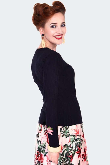 Voodoo Vixen Cardigan Tropical Flamingo
