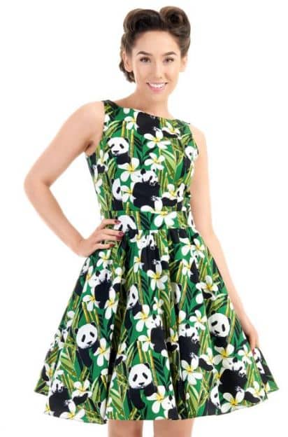 Lady Vintage Kleid Tea Panda