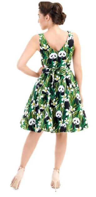 Lady Vintage Kleid Tea Panda