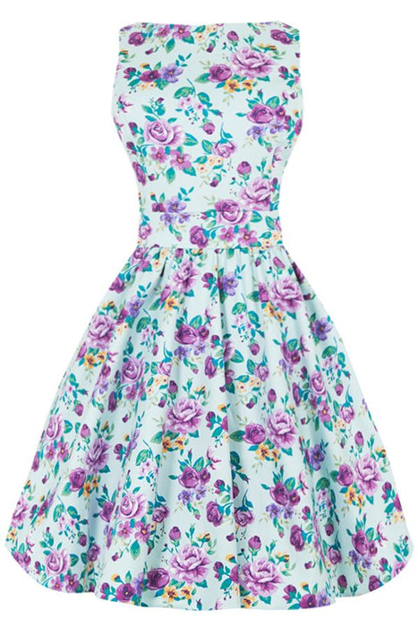 Lady Vintage Kleid Tea Duck Egg