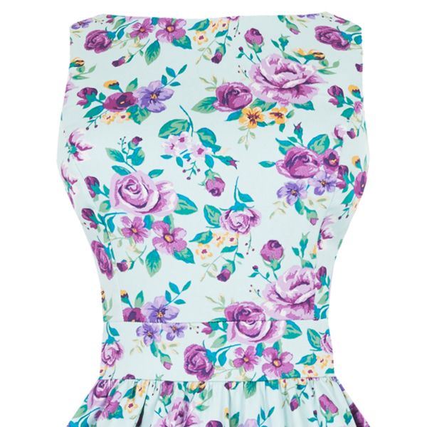 Lady Vintage Kleid Tea Duck Egg