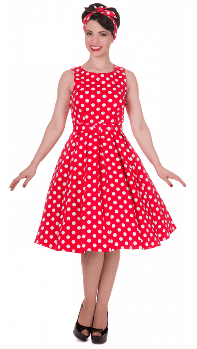 Dolly and Dotty Kleid Annie Red White Polkadots