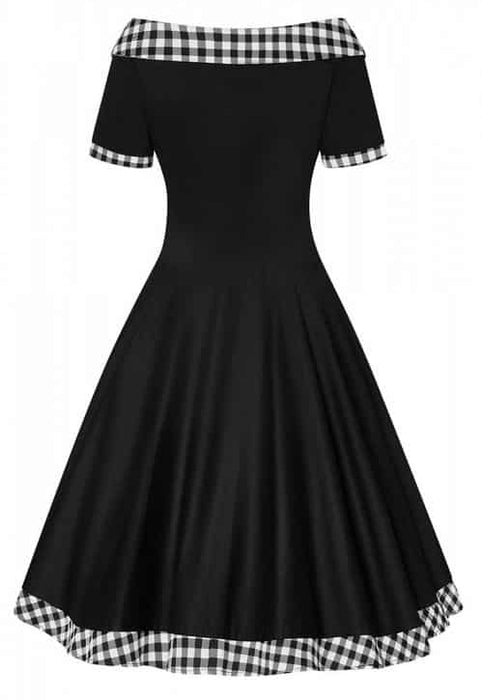 Dolly and Dotty Kleid Darlene Karo schwarzweiss