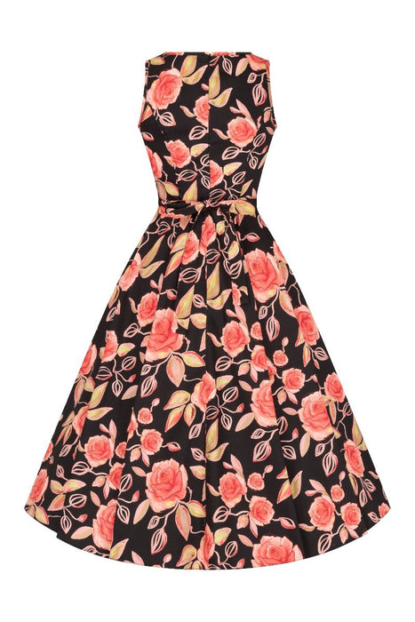 Lady Vintage Kleid Hepburn Rose Bud