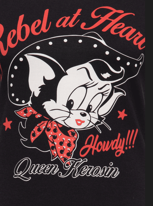 Queen Kerosin Shirt Howdy schwarz
