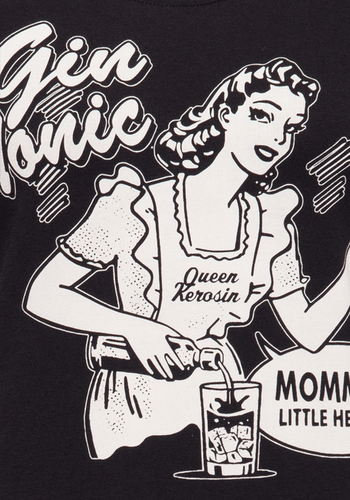 Queen Kerosin Shirt Gin Tonic schwarz