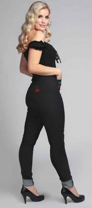 Collectif Hose Becca Cherry