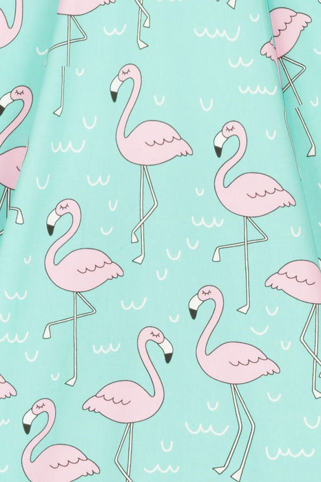 Lady Vintage Kleid Hepburn Fancy Flamingo