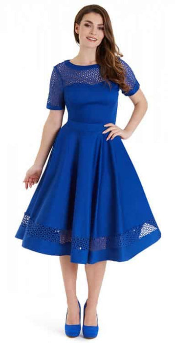 Dolly and Dotty Kleid Tessa royalblau