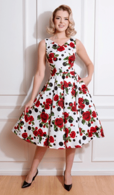 Hearts & Roses Kleid Colette Floral