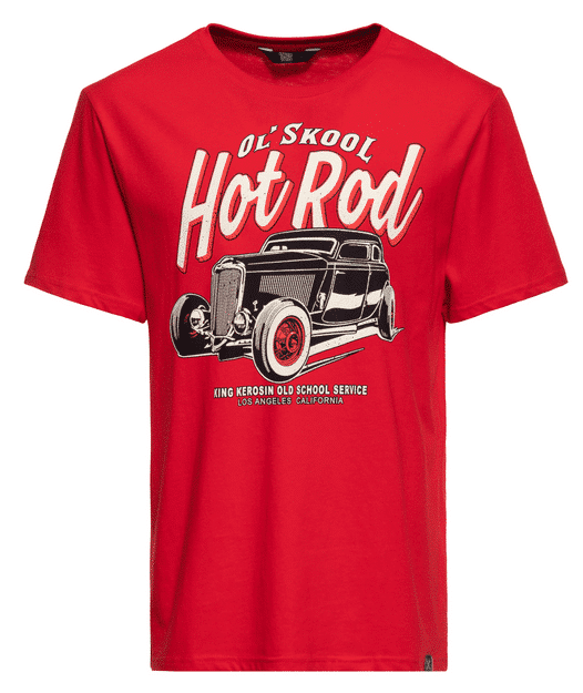 King Kerosin T-Shirt Ol' Skool Hot Rod rot