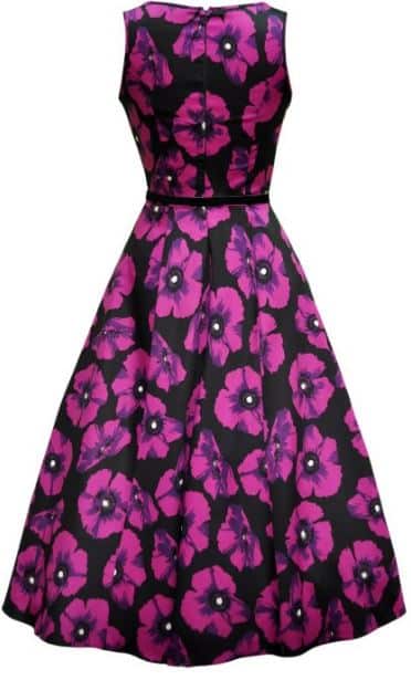 Lady Vintage Kleid Hepburn Violetta