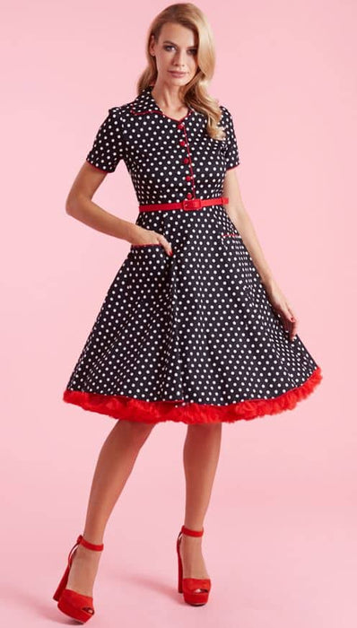 Dolly and Dotty Kleid Penelope schwarz weiss Dots