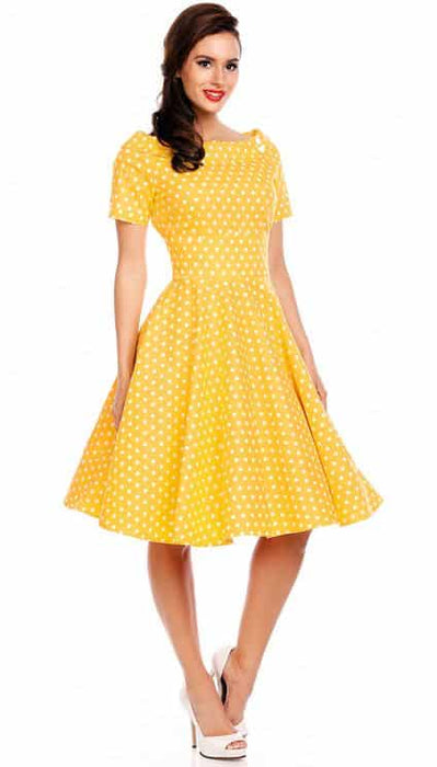 Dolly and Dotty Kleid Darlene gelb Dots