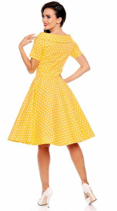 Dolly and Dotty Kleid Darlene gelb Dots