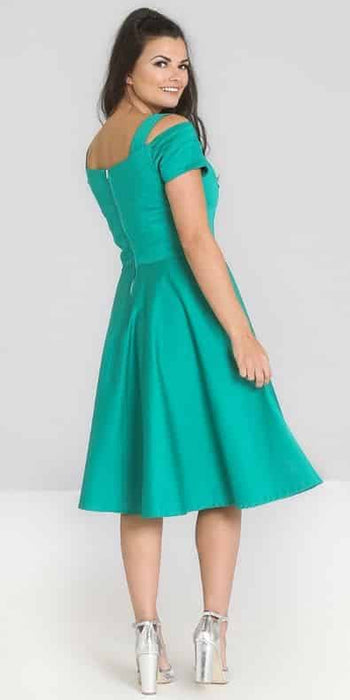 Hell Bunny Kleid Helen grün