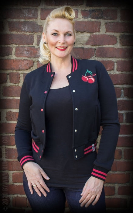 Rumble59 Female Collegejacke Cherry Bomb