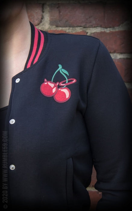 Rumble59 Female Collegejacke Cherry Bomb