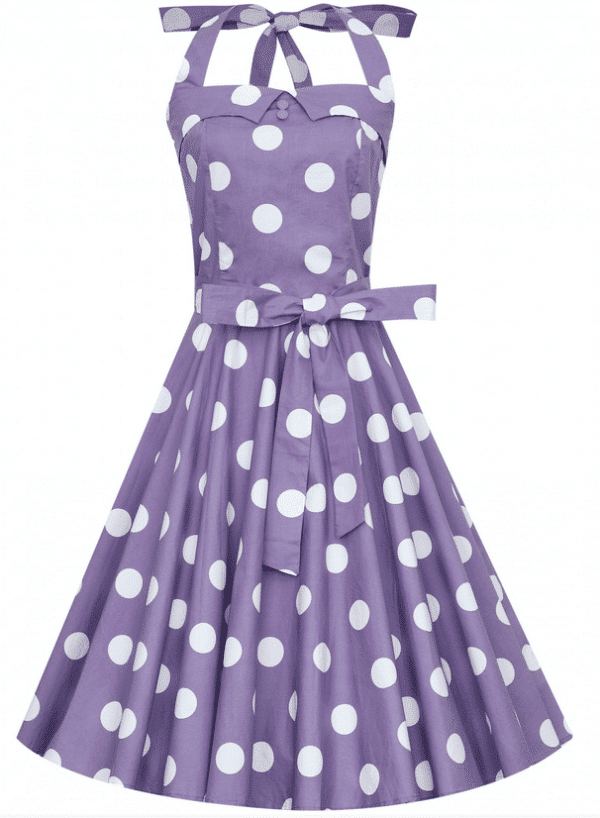 Dolly and Dotty Kleid Sophia lila-weiss