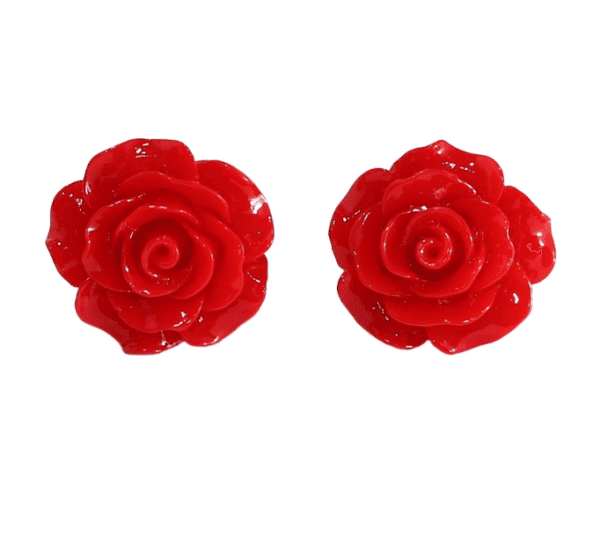 Collectif Ohrstecker English Rose rot