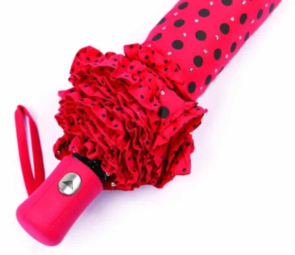Soake Taschenschirm rot Dots – Bild 3