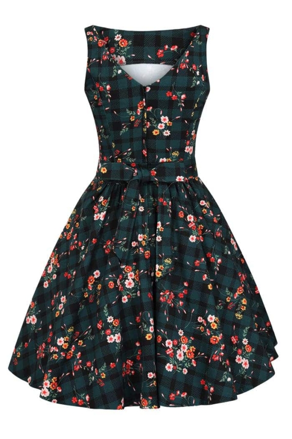 Lady Vintage Kleid Tea Garden Gingham – Bild 2