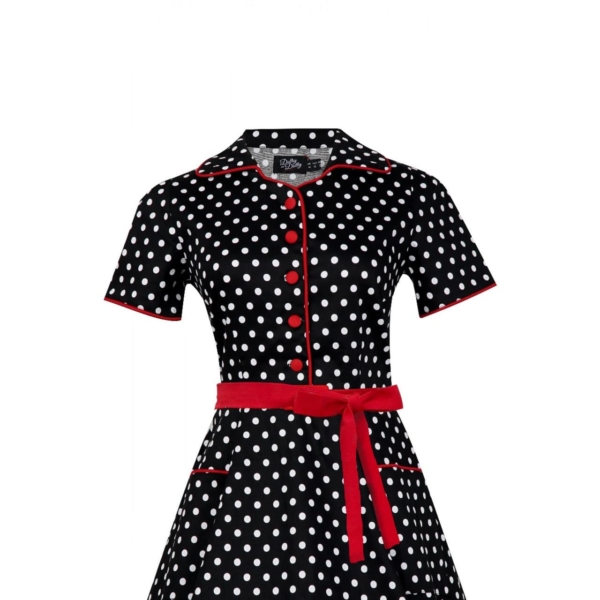 Dolly and Dotty Kleid Penelope schwarz weiss Dots – Bild 4