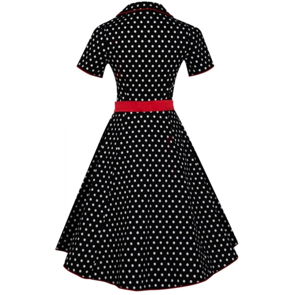 Dolly and Dotty Kleid Penelope schwarz weiss Dots – Bild 5