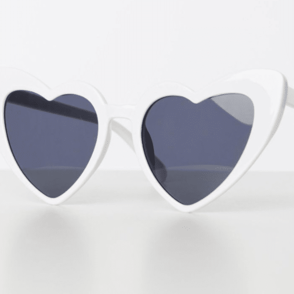 Sonnenbrille Hearts white