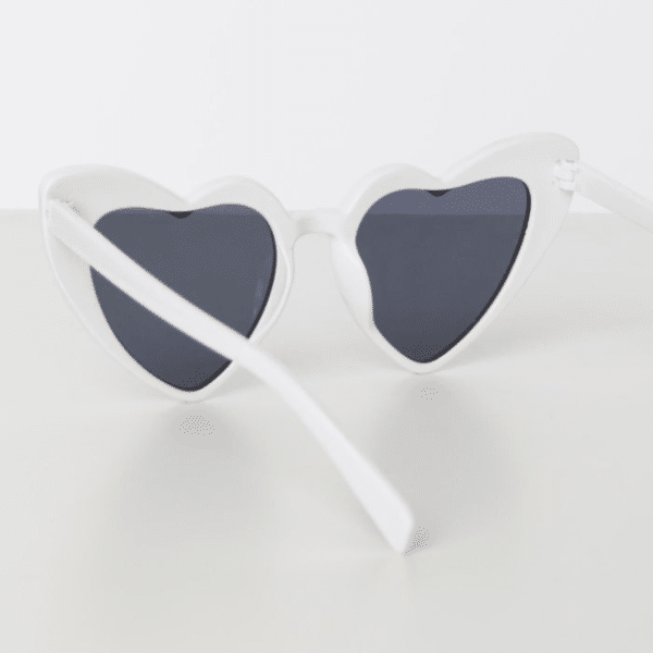 Sonnenbrille Hearts white – Bild 2