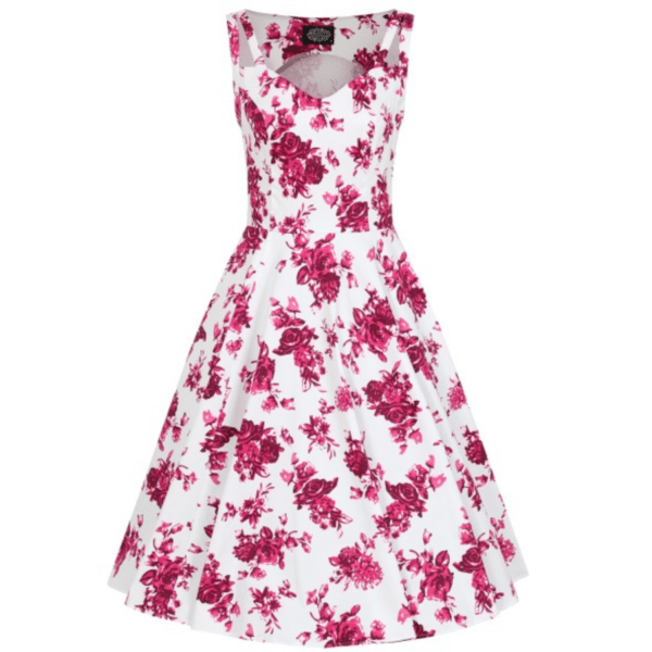 Hearts & Roses Kleid Rosalie white pink