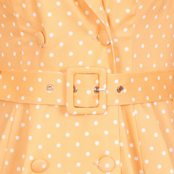 Hearts & Roses Kleid Hannah hellorange – Bild 3