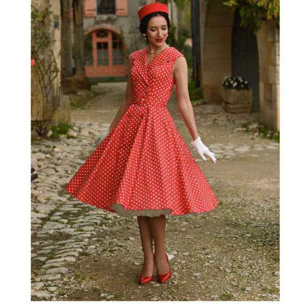 Hearts & Roses Kleid Hannah rot – Bild 4