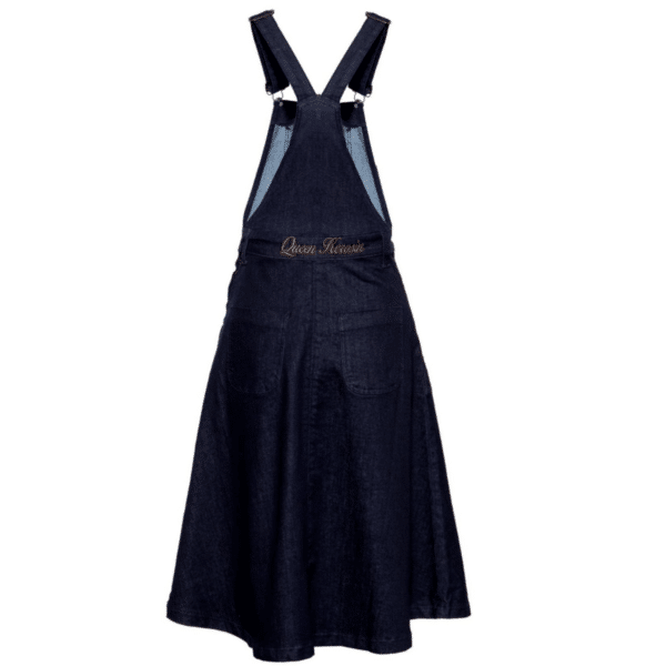 Queen Kerosin Latzkleid Denim – Bild 2
