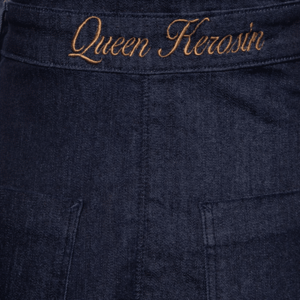 Queen Kerosin Latzkleid Denim – Bild 5