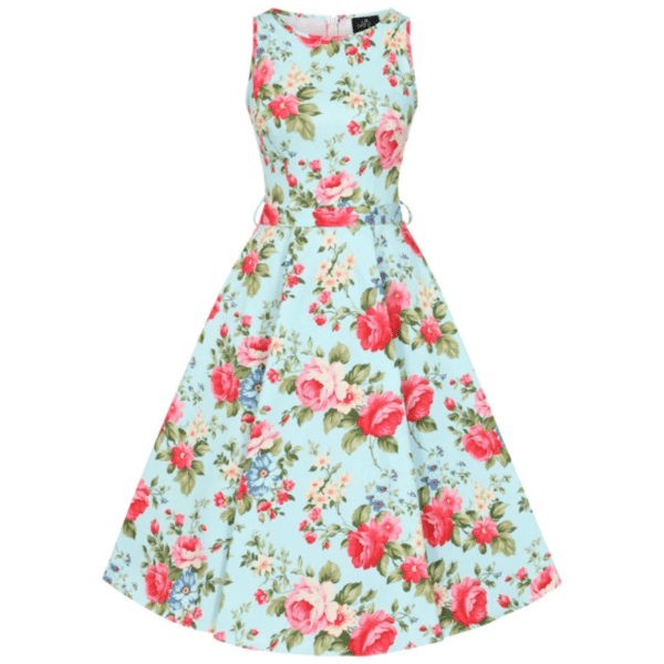 Lady Vintage Kleid Hepburn Vintage Flowers